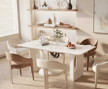 Modern Dining Table And Chairs-ID:569434887