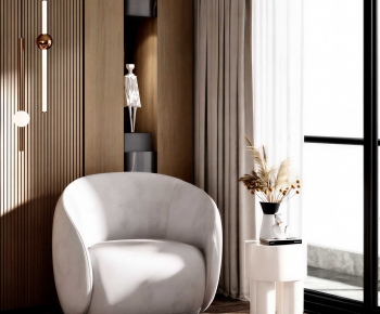 Modern Single Sofa-ID:278331045