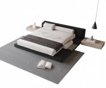 Modern Double Bed-ID:779647116