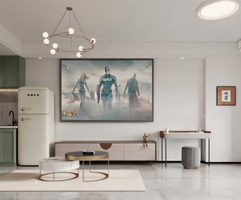 Modern A Living Room-ID:424139981