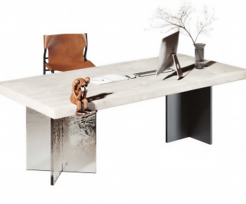 Modern Office Desk And Chair-ID:236067069
