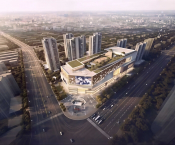 Modern Architectural Bird's-eye View Planning-ID:283566951