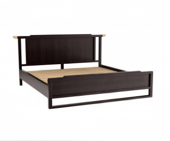 Modern Double Bed-ID:213046074