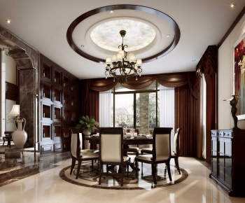 New Chinese Style Dining Room-ID:222065932