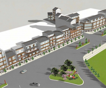 Modern Appearance Of Commercial Building-ID:287807944