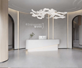 Modern Office Reception Desk-ID:592072965