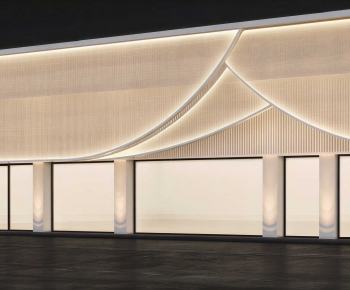 New Chinese Style Facade Element-ID:393969061