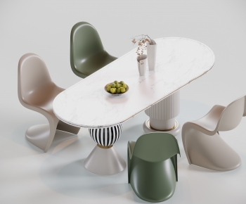 Modern Dining Table And Chairs-ID:709069013