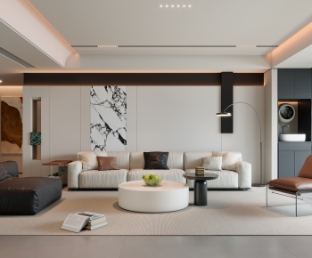Modern A Living Room-ID:445791016
