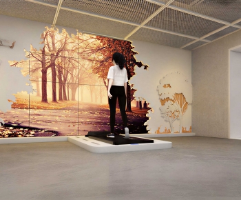Modern Exhibition Hall-ID:720698818