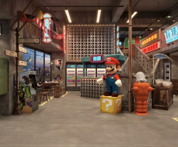 Retro Style Restaurant-ID:513035069