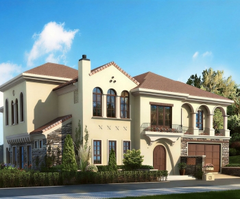 Simple European Style Detached Villa-ID:311698913
