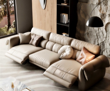 Modern Three-seat Sofa-ID:185978893