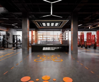 Industrial Style Gym-ID:725826033
