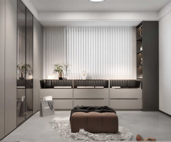 Modern Clothes Storage Area-ID:527498014