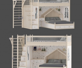 Modern Bunk Bed-ID:830039022