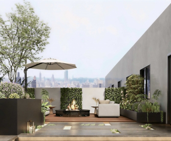 Modern Courtyard/landscape-ID:887845045