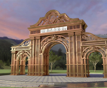 European Style Facade Element-ID:788834105