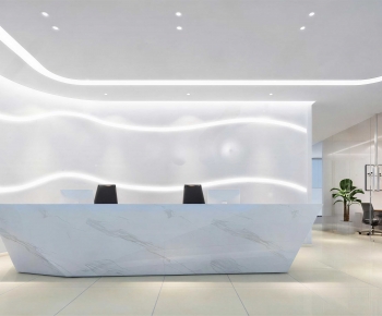 Modern Office Reception Desk-ID:422497034