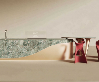 Modern Reception Desk-ID:663489102