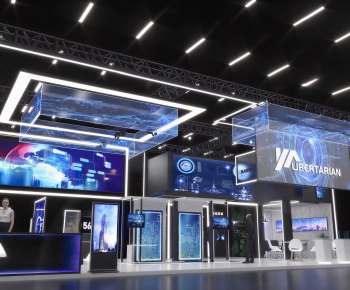 Modern Exhibition Hall-ID:374186047