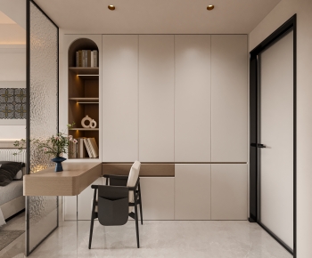 Modern Clothes Storage Area-ID:180279028