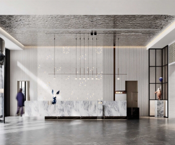 Modern Office Reception Desk-ID:423466921