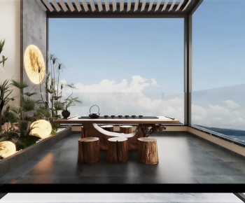 New Chinese Style Tea House-ID:345417984