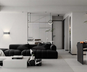 Modern A Living Room-ID:379976037