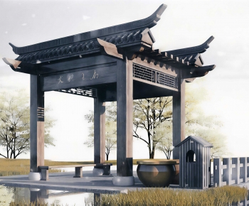 Chinese Style Pavilion-ID:345784906