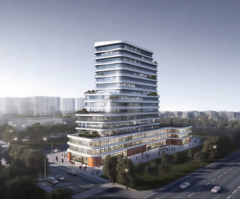 Modern Appearance Of Commercial Building-ID:315577035