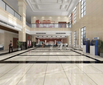 Modern Office Reception Desk-ID:266077049