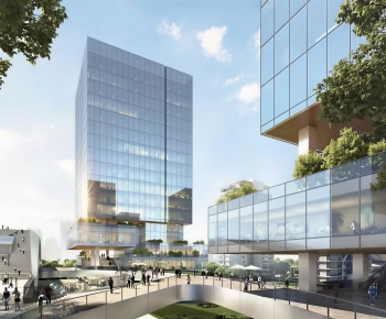 Modern Appearance Of Commercial Building-ID:147349811