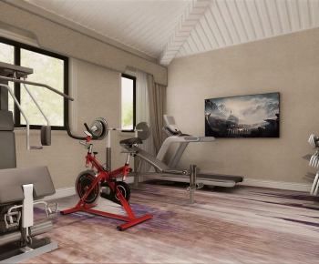 Modern Home Fitness Room-ID:522610905