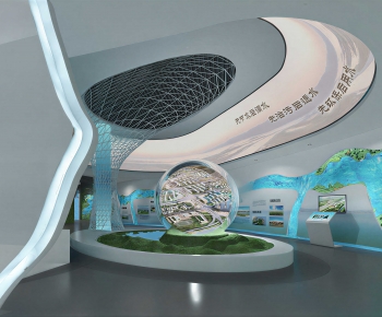 Modern Exhibition Hall-ID:209990027