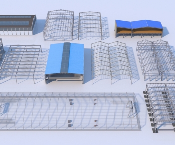 Modern Industrial Building-ID:757858048