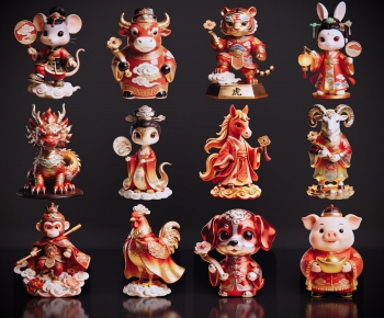 Modern Decorative Set-ID:986675985