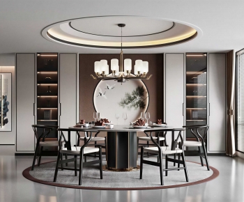 New Chinese Style Dining Room-ID:395756965