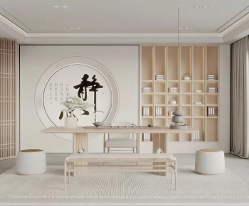 New Chinese Style Tea House-ID:677846913