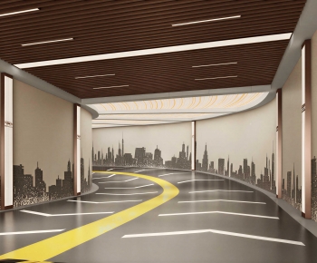 Modern Underground Parking Lot-ID:322835921