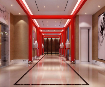 New Chinese Style Exhibition Hall-ID:569113971