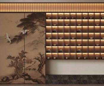 New Chinese Style Decorative Cabinet-ID:847590044