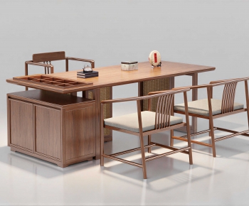 New Chinese Style Tea Tables And Chairs-ID:861010072