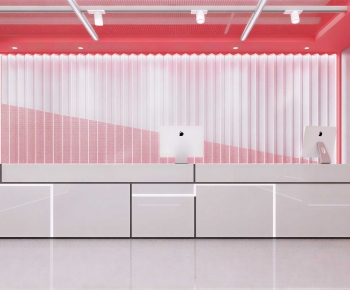 Modern Office Reception Desk-ID:412771943