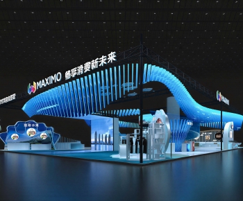Modern Exhibition Hall-ID:155487065