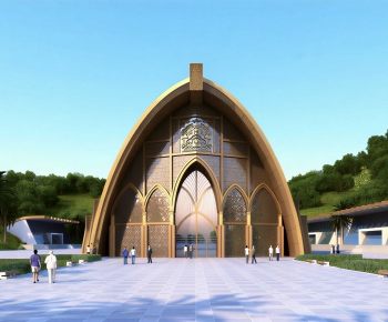 Modern Religious Architecture-ID:883498911