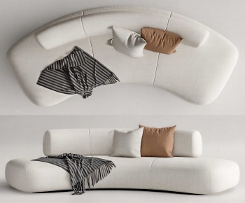 Modern Curved Sofa-ID:317840694