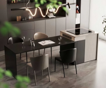 Modern Dining Table And Chairs-ID:843391905