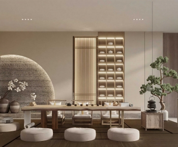 New Chinese Style Tea House-ID:966840989