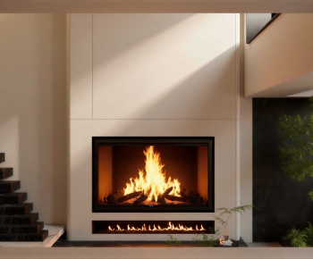 Modern Fireplace-ID:593719569